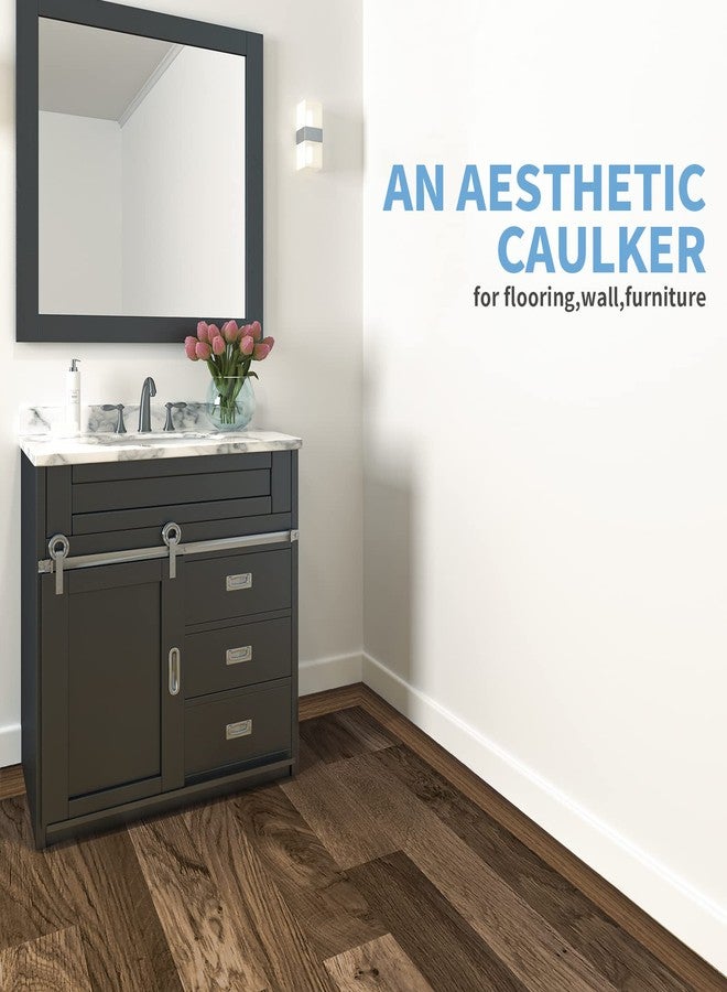 Art3d 4 FT Self Adhesive Vinyl Floor Transition Strip, Laminate Strip Flat Divider for Joining Gaps,Carpet Threshold Transition,Floor Tiles（1.57in, Brown） - Image 4