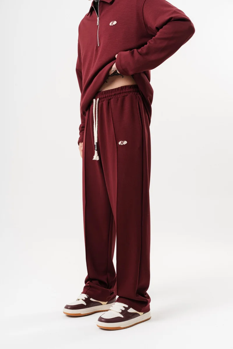RESPIRE Men's Modal Baggy Sweatpants Cherry (Vişne)