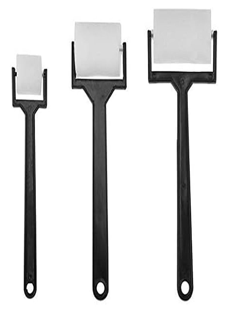 Smart Sponge Brush Set for Painting, Art and Craft Projects (Complete Set with Roller, Flat and Round Sponge Brushes) - Image 3