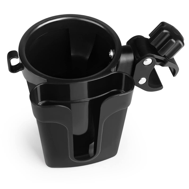 Accmor Stroller Cup Holder with Phone Keys Holder, 3-in-1 Universal Cup Holder, Drinks Bottle Holder for Stroller, Bike, Wheelchair, Walker, Scooter - Image 3