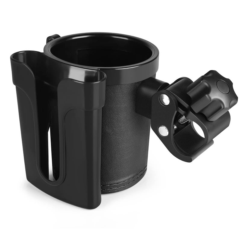 Accmor Stroller Cup Holder with Phone Keys Holder, 3-in-1 Universal Cup Holder, Drinks Bottle Holder for Stroller, Bike, Wheelchair, Walker, Scooter - Image 2