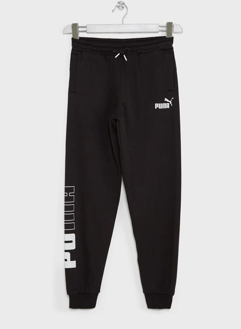 PUMA Kids Power Colorblock Sweatpants