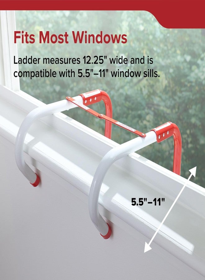 Kidde Fire Escape Ladder, 2-Story Rope Ladder, Extends to 13-Feet, Anti-Slip Rungs - Image 4