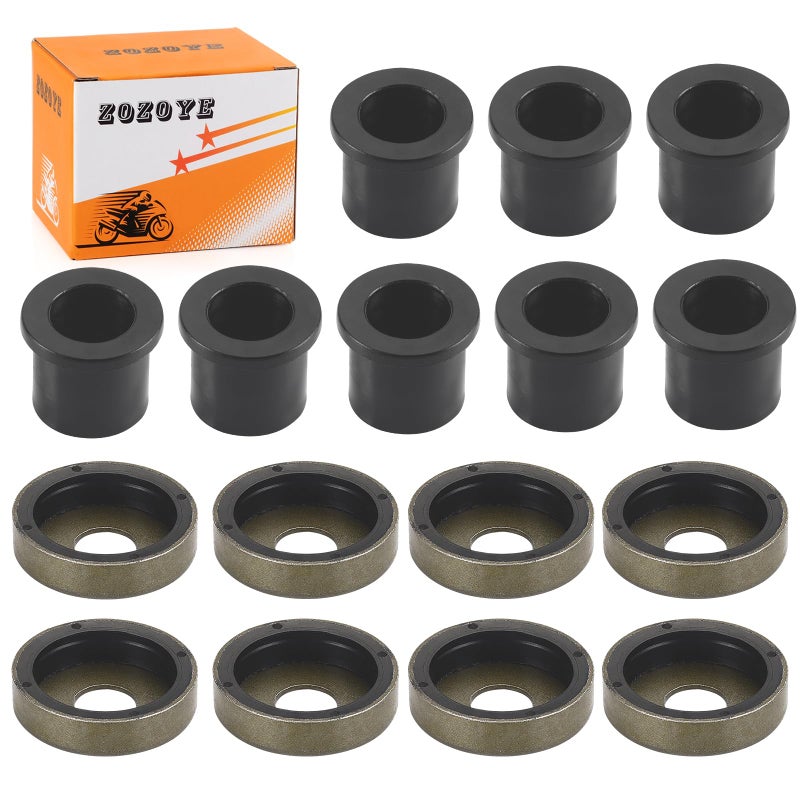 Generic zozoye 8Pcs Front A-Arm Bushing & Cap Set for Polairs RZR 170 Phoenix Sawtooth 200 Outlaw Sportsman Predator 50 90 110  - Image 1