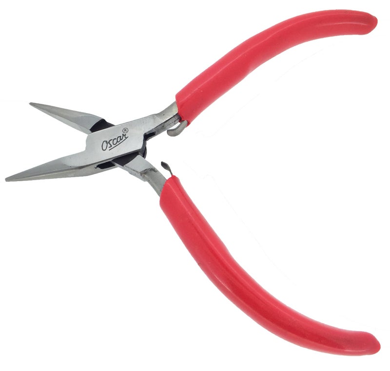 Oscar 125MM Half Round Chain Nose Pliers Wire Wrapping Beading Jewellery Tool 5" - Image 2