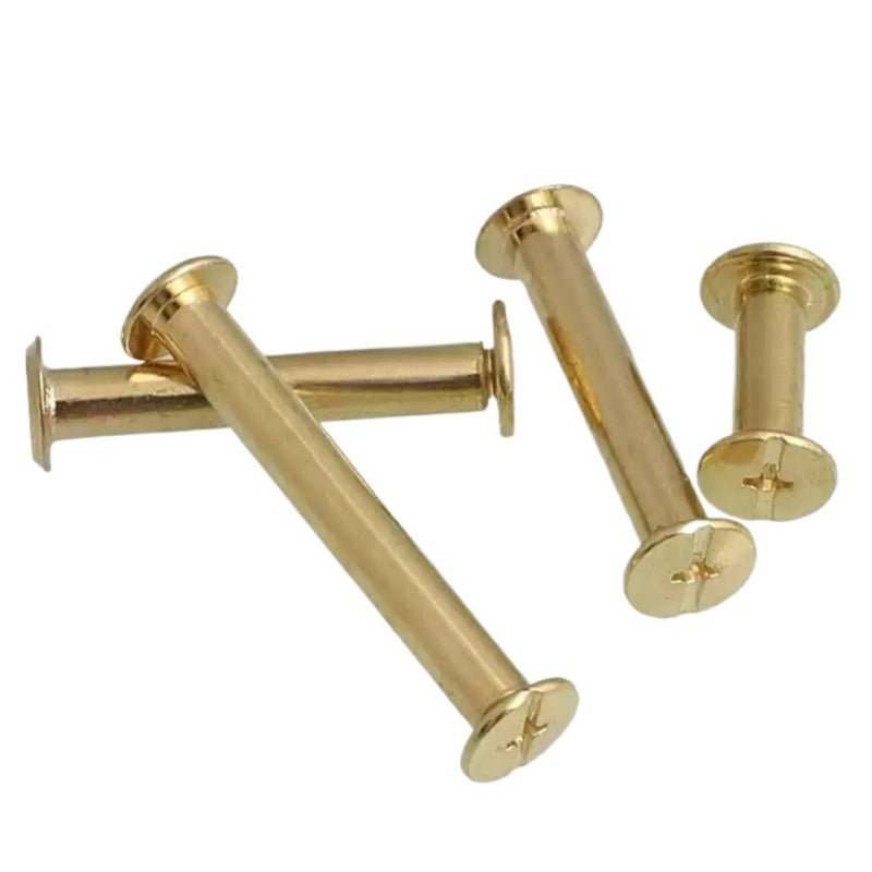 M5x85mm 5Pcs Binding Screw Chicago Screw Plating Rivet Screw Fastener - Image 4