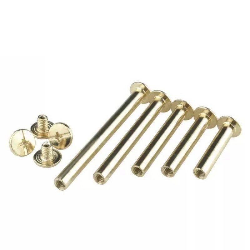 M5x85mm 5Pcs Binding Screw Chicago Screw Plating Rivet Screw Fastener - Image 1