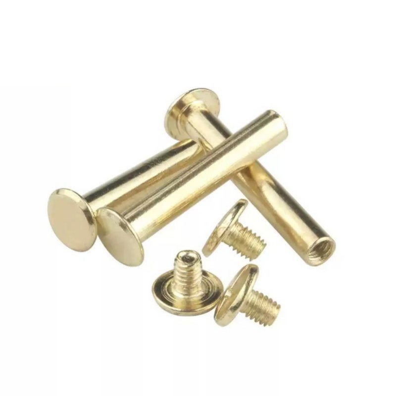 M5x85mm 5Pcs Binding Screw Chicago Screw Plating Rivet Screw Fastener - Image 2