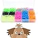 YOY 3/4" Pet Dog Stretchy Rubber Bands, 600/Box - Puppy Elastics Ties Pony Tail Holders Hair Accessories for Doggy Grooming Top Knots Ponytails Braids and Dreadlocks - Image 2