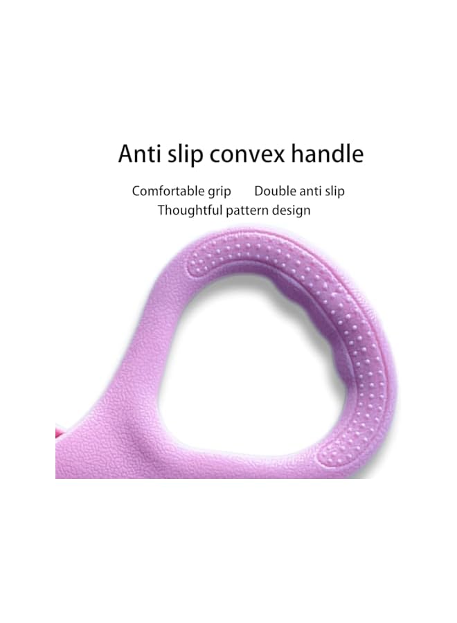 S-TOP Fitness Resistance Band, Elastic Bands for Working Out,Arm,Back Training Elastic Ropes, Exercise Equipment for Yoga, Pilates,Physical Therapy,Stretchingï¼ˆ3 Packï¼‰ï¼ˆPurpleï¼‰ - Image 4