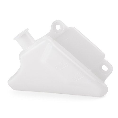Mallofusa Motorcycle Radiator Water Coolant Reservoir Overflow Tank Replacement Compatible for Yamaha YZF-R1 2007-2008 White - Image 1