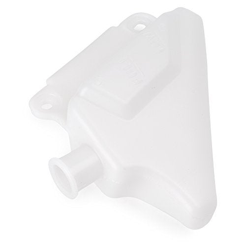 Mallofusa Motorcycle Radiator Water Coolant Reservoir Overflow Tank Replacement Compatible for Yamaha YZF-R1 2007-2008 White - Image 2