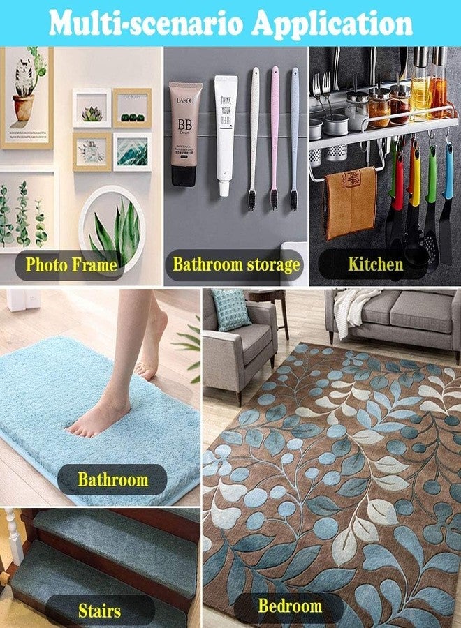 Delzon Extra Large Single Sided Tape Heavy Duty Removable 1.18 Inch x 160 Inch, Clear & Tough Nano Tape, Multipurpose Mounting Tape Picture Hanging Strips - Image 5