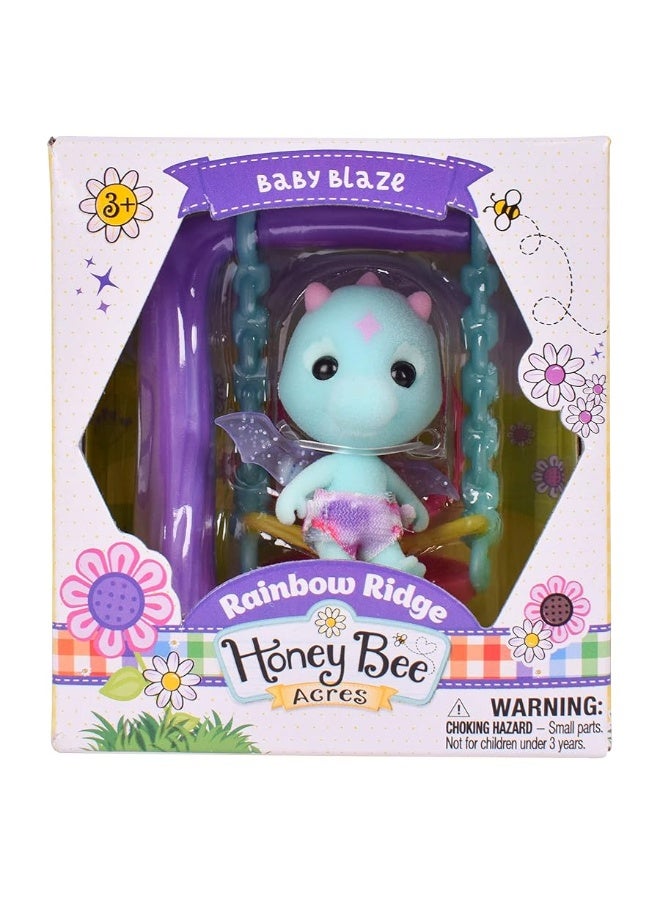 Sunny Days Entertainment Honey Bee Acres Rainbow Ridge Fantasy Collectible Toy Figure Series Surprise Set includes Flocked Poseable Figure with Accessory Assorted Style Great Gift for Girls 3