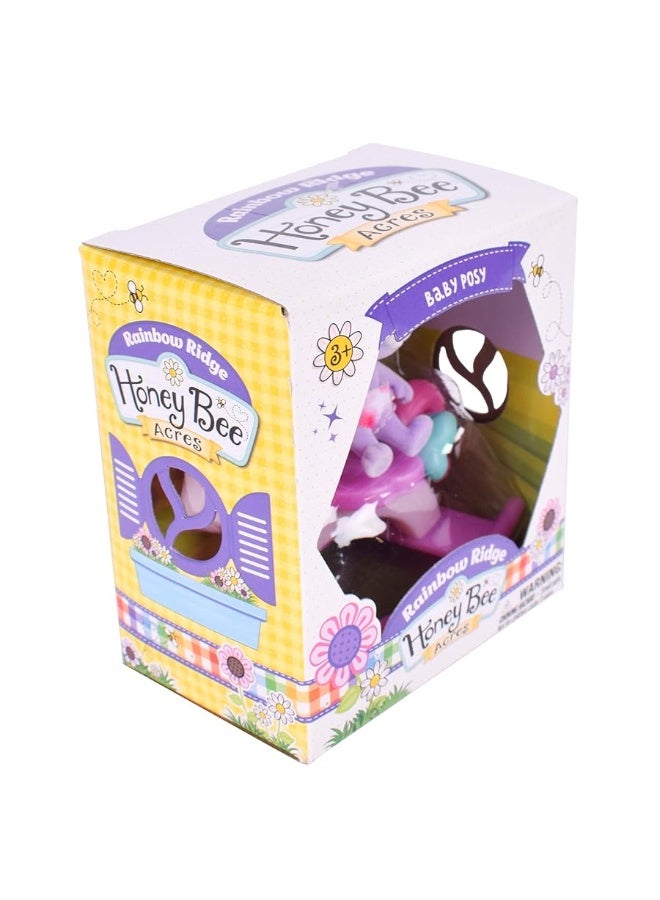 Sunny Days Entertainment Honey Bee Acres Rainbow Ridge Fantasy Collectible Toy Figure Series Surprise Set includes Flocked Poseable Figure with Accessory Assorted Style Great Gift for Girls 3