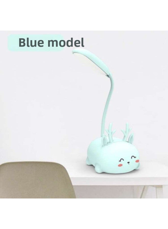 Led Small Desk Lamp Eye Protection Desk Plug-in Dual-purpose Bedroom Ins Student Dormitory Study Special Bedside Lamp Night Light
