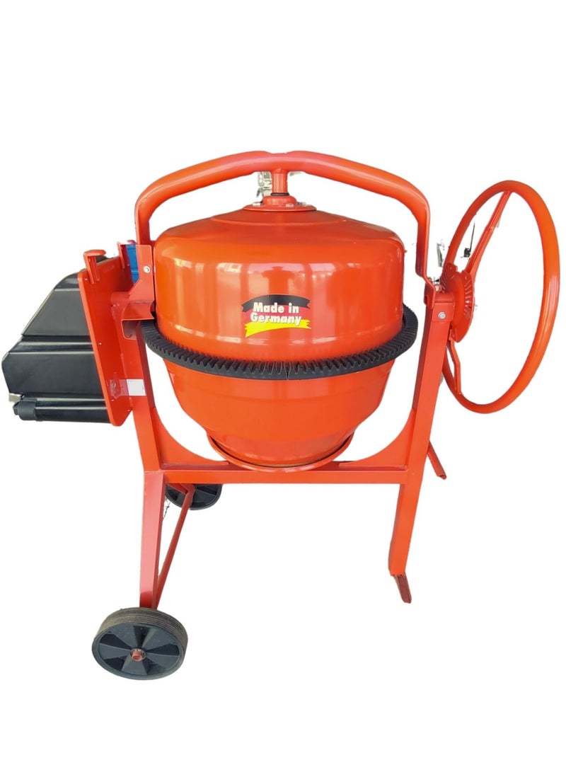ATIKA Concrete Mixer Machine M190E for Professional & Commercial Use - Portable Mini Electric Cement Mixer - 190L Capacity - Motor: 900W - Power: 1Ph/230V/50Hz - Image 1