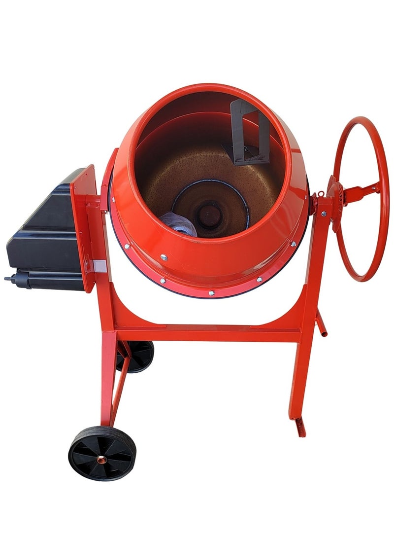 ATIKA Concrete Mixer Machine M190E for Professional & Commercial Use - Portable Mini Electric Cement Mixer - 190L Capacity - Motor: 900W - Power: 1Ph/230V/50Hz - Image 2