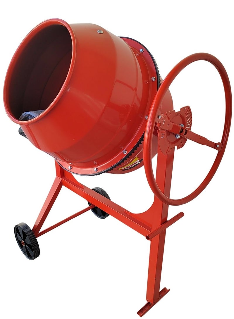 ATIKA Concrete Mixer Machine M190E for Professional & Commercial Use - Portable Mini Electric Cement Mixer - 190L Capacity - Motor: 900W - Power: 1Ph/230V/50Hz - Image 3