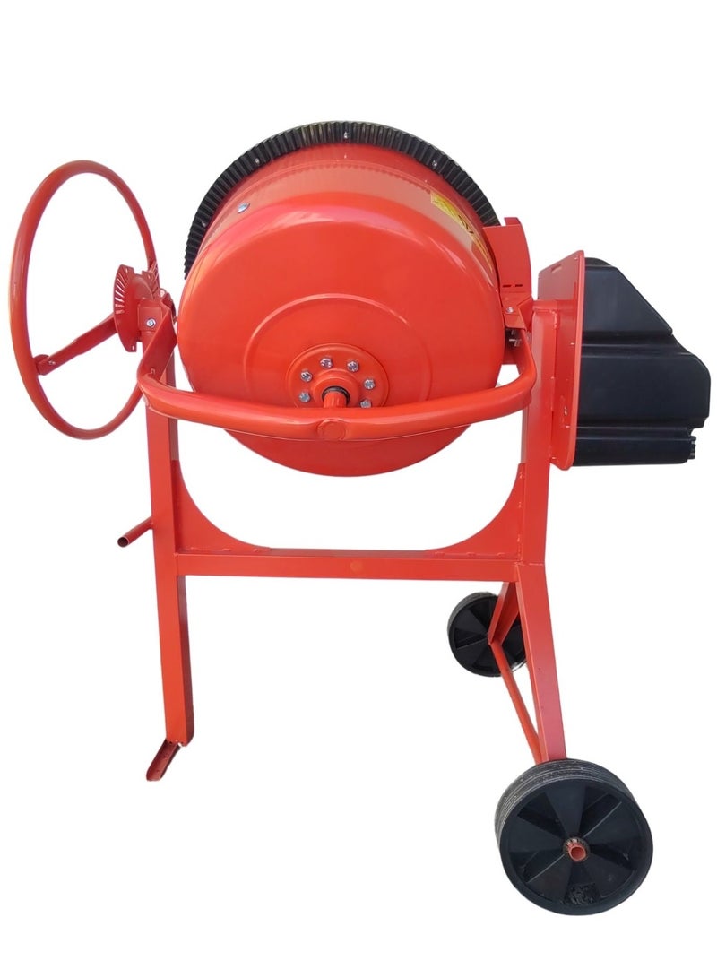 ATIKA Concrete Mixer Machine M190E for Professional & Commercial Use - Portable Mini Electric Cement Mixer - 190L Capacity - Motor: 900W - Power: 1Ph/230V/50Hz - Image 4