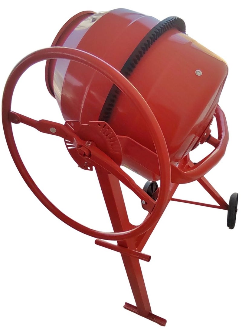 ATIKA Concrete Mixer Machine M190E for Professional & Commercial Use - Portable Mini Electric Cement Mixer - 190L Capacity - Motor: 900W - Power: 1Ph/230V/50Hz - Image 5