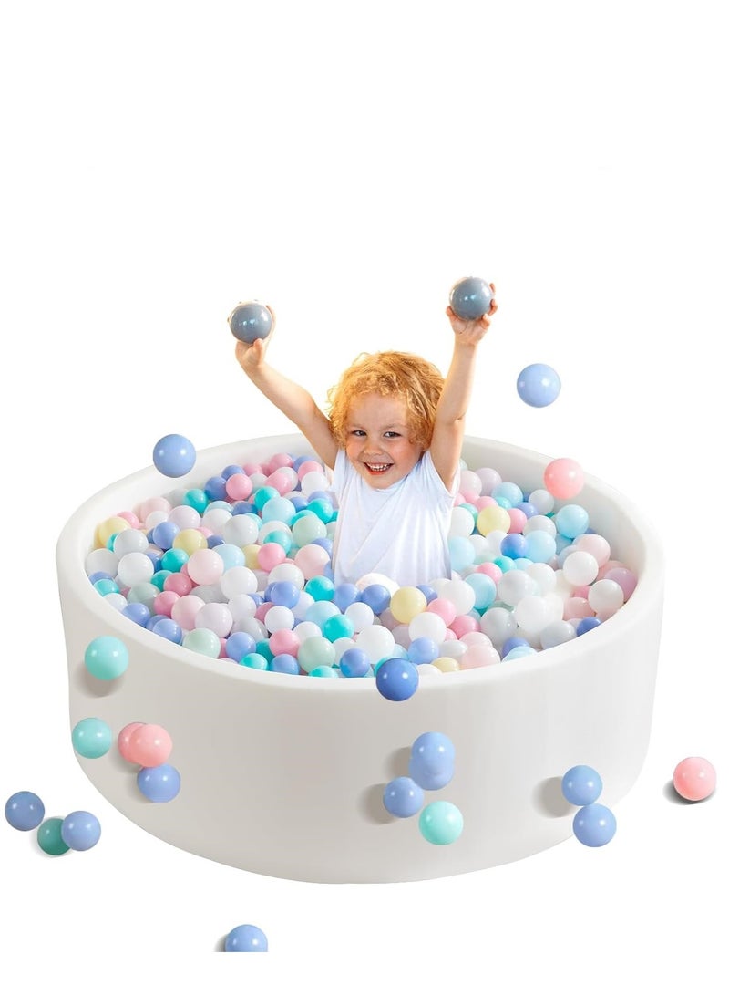 XICEN Ball Pit Includes 100 Balls, 39.3inch x 11.8inch Foam Sponge Ball Pit, Soft Ball Pool for Baby Toddlers, Ideal Gift for Girls and Boys, Suitable for Home Use Indoor and Outdoor Use - Image 4