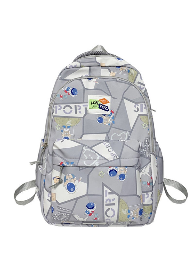 شاربدو طفل كتف حقيبة , محبوب خفيفة ماء كتف حقيبة , فتى بنت رماديّ قابل للتعديل حزام سير - Image 1