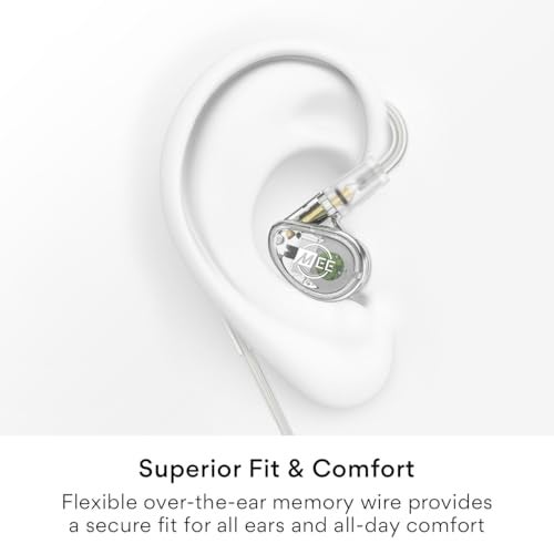 MEE audio Professional MX3 PRO Triple-Driver Hybrid Musician's in Ear Monitor Headphones with Enhanced Midrange and Warm Tonality, Noise Isolating Earphones with Detachable Cables, Transparent - Image 5