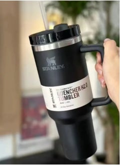 Quencher H2.0 FlowState Stainless Steel Vacuum Insulated Tumbler with Lid and Straw for Water, Iced Tea or Coffee, Smoothie and More 40oz
