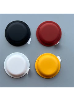 Applicable To For Apple Airtags Protective Case Airtgas Silicone Four-in-one Positioning Tracker Protective Soft Case-Color:Black + White + Brown Red + Yellow-Applicable Model:For Apple Airtags