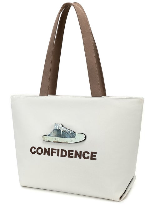 D031 Durable Premium Design Canvas Tote Women's Reusable Shopping Beach Travel Handbag Bag - Beige