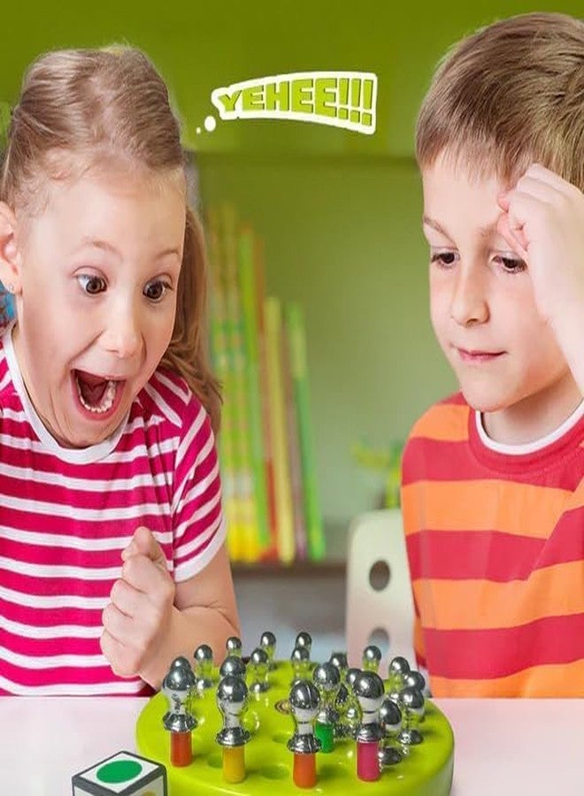 PRIMINI Memory Match Stick Chess Game for Kids – Colorful Plastic Memory Board Game, Educational Brain Training Toy, Fun Learning Game for Boys & Girls - Image 3
