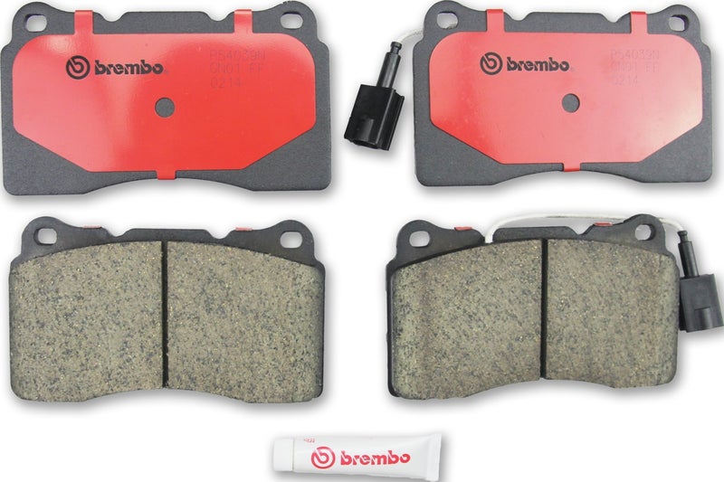 Brembo P54039N Premium Ceramic Front Disc Brake Pad Set DODGE/HOLDEN/MITSUBISHI/SUBARU OE# 26296FE100 - Image 1