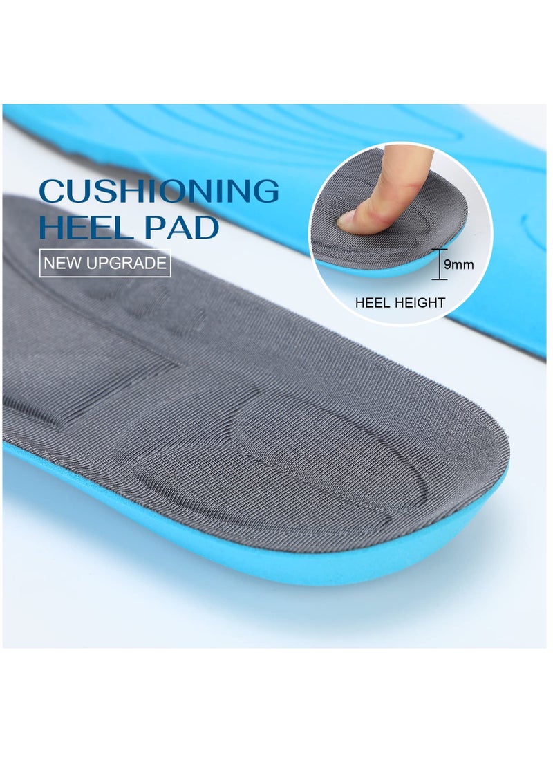 SYOSI - Comfortable Shoe Insoles Arch Support Insoles for Women Foot Massage Breathable Memory Foam Shoe Inserts Thick Cushion Insoles for Foot Pain Relief Working Everyday Use(6 Pairs 8-11) - Image 1