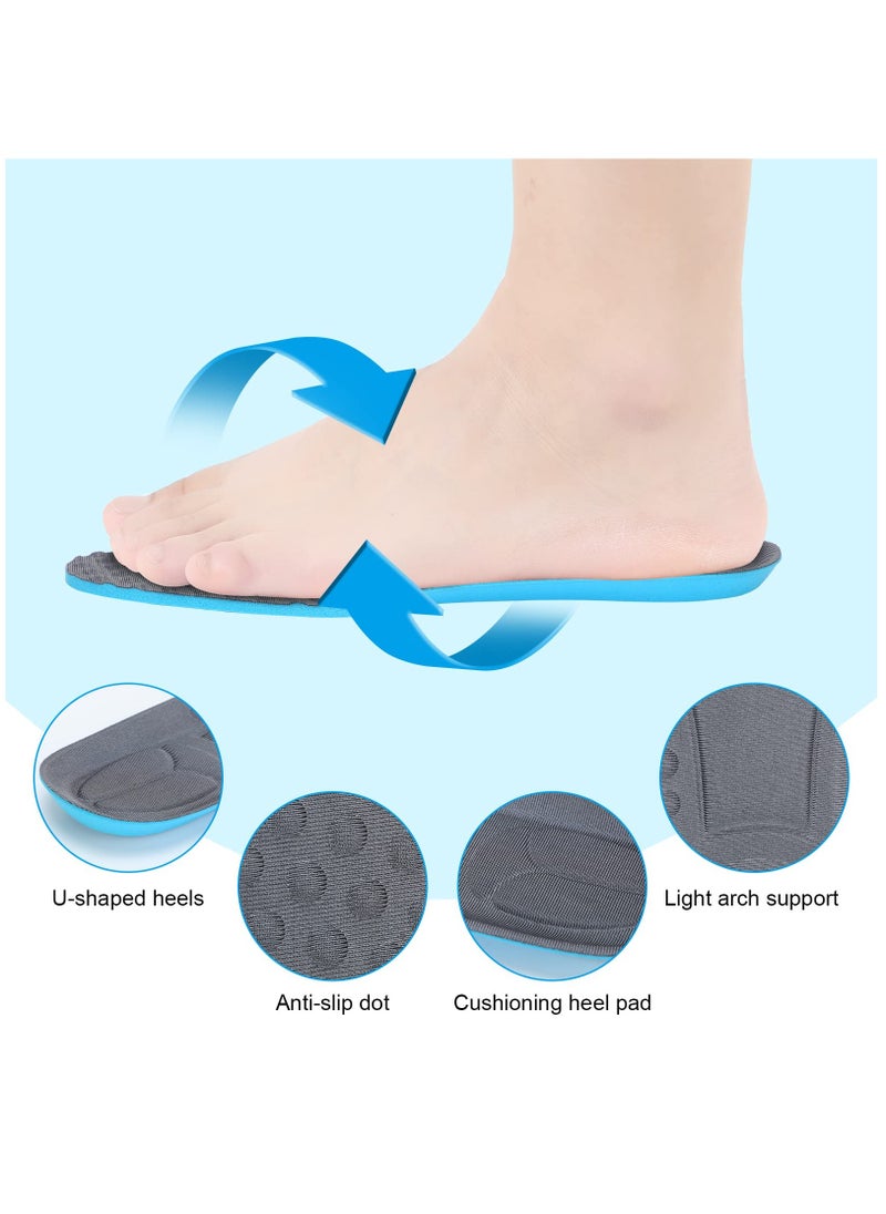 SYOSI - Comfortable Shoe Insoles Arch Support Insoles for Women Foot Massage Breathable Memory Foam Shoe Inserts Thick Cushion Insoles for Foot Pain Relief Working Everyday Use(6 Pairs 8-11) - Image 1