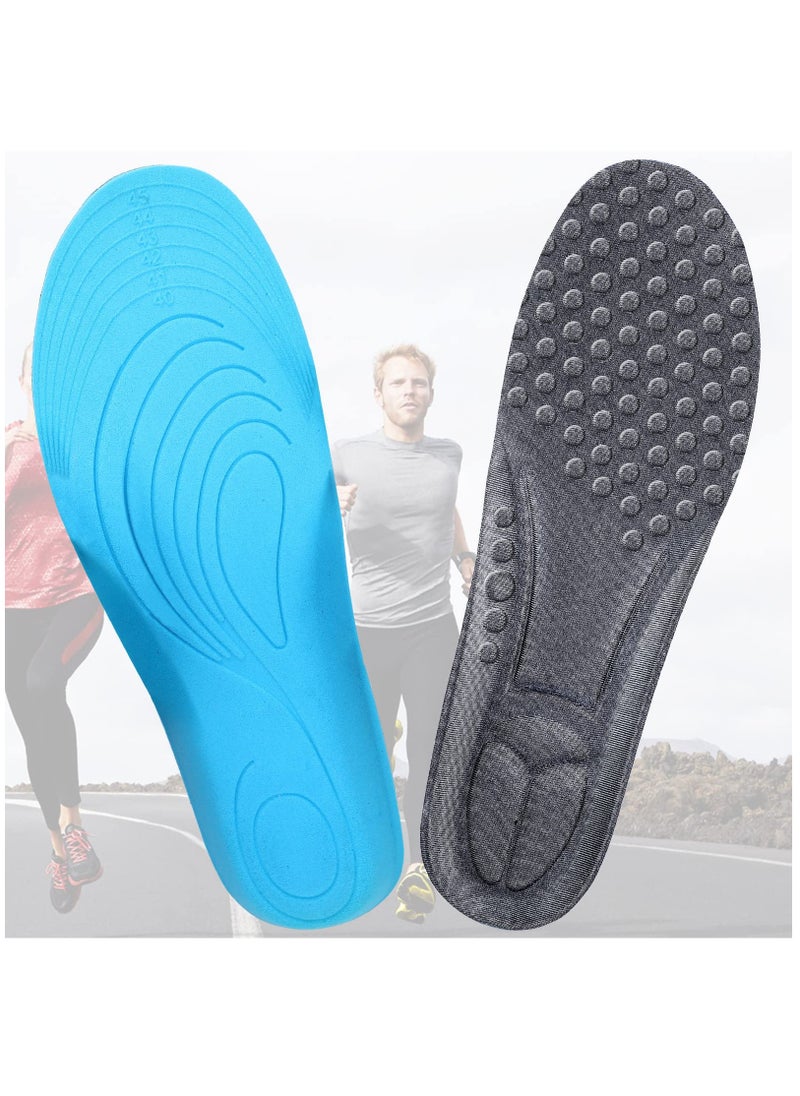 SYOSI - Comfortable Shoe Insoles Arch Support Insoles for Women Foot Massage Breathable Memory Foam Shoe Inserts Thick Cushion Insoles for Foot Pain Relief Working Everyday Use(6 Pairs 8-11) - Image 1