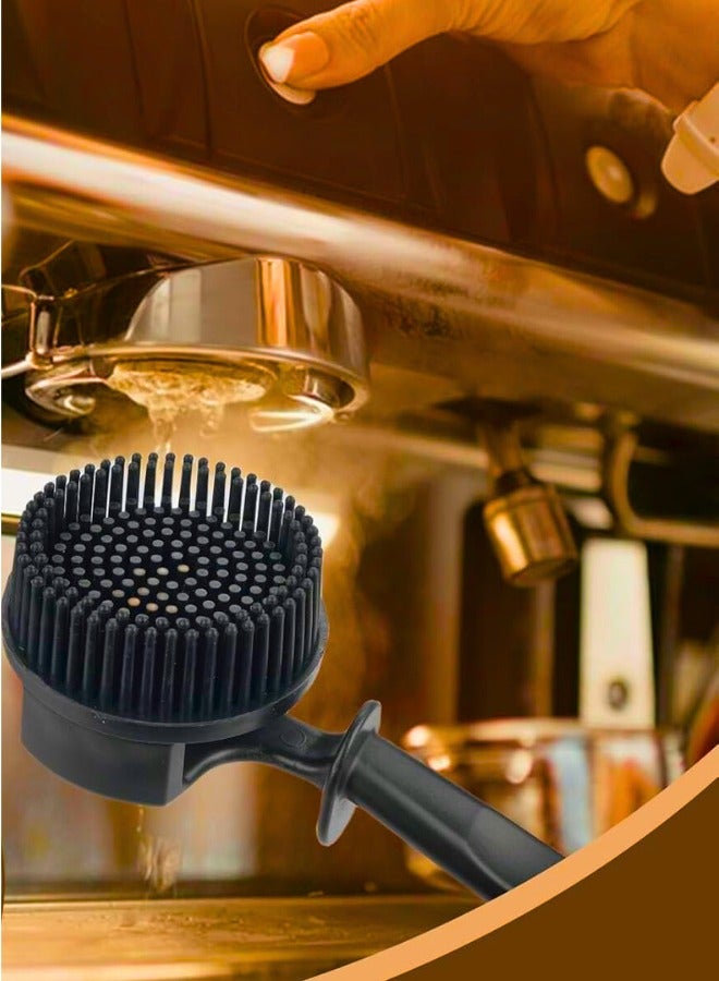 Chase Up 58MM Espresso Machine Cleaning Brush，Silicone Brush for Coffee Machine Group Head, Heat-Resistant and Corrosion-Resistant，360° Cleaning - Image 2