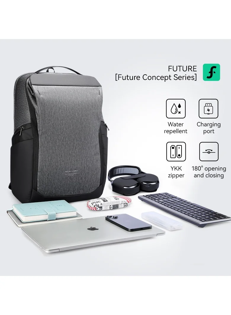 MARK RYDEN Mark Ryden 9142 Waterproof Backpack, USB Charging, 17inch Laptop, Large Capacity, FUTURE Series**