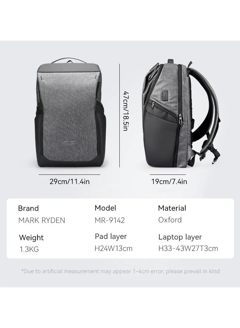 Mark Ryden  Mark Ryden 9142 Waterproof Backpack, USB Charging, 17inch Laptop, Large Capacity, FUTURE Series**  | Best Price UAE