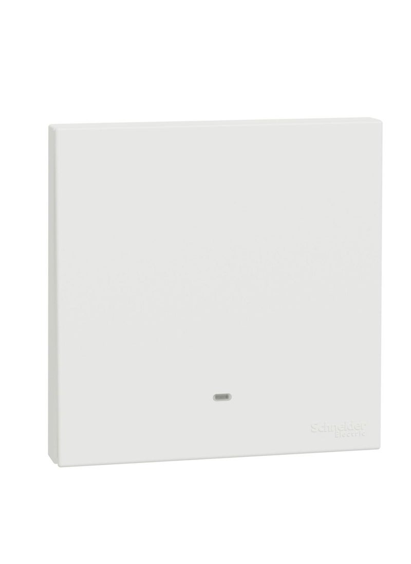 Schneider Electric Schneider Electric Avataron C Switch With Fluorescent Locator E8731L1F_WE, 1 Gang, 16Ax White 250 V 1 Way  - Image 2