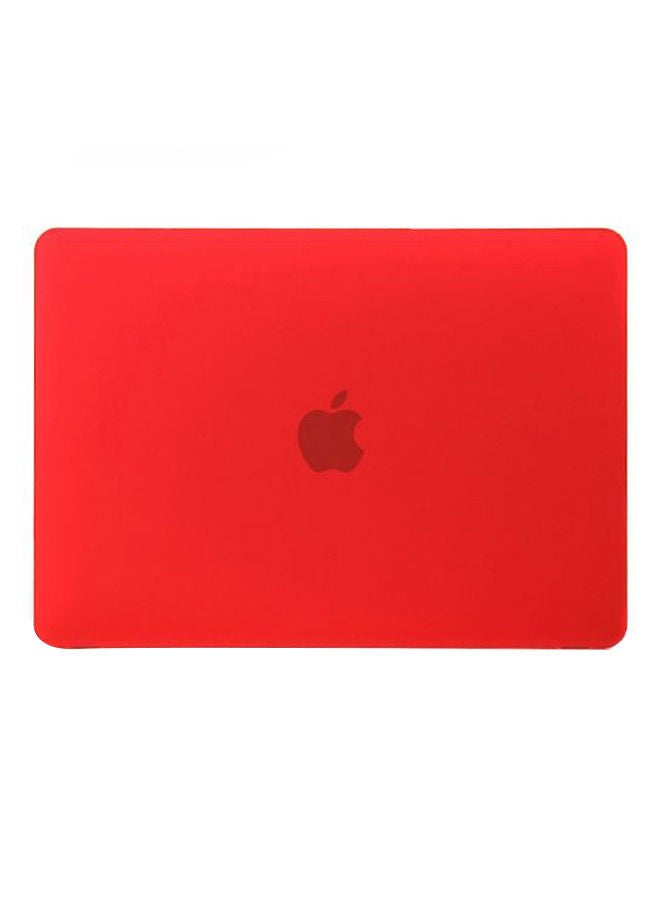 NIBEMINENT Protective Case Cover With Keyboard Skin For Apple MacBook Pro 13.3-Inch Red - Image 3