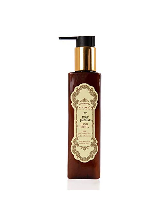 Kama Ayurveda Rose Jasmine Hand Lotion With Pure Essential Oils Of Rose And Jasmine, 200Ml - Image 1