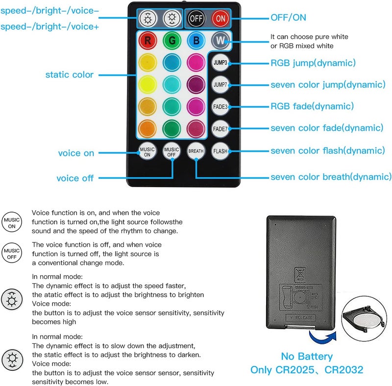 AMKI Shine 16W Fiber Optic Star Kit Ceiling Light with 28 Keys Sound Sensor - Image 4