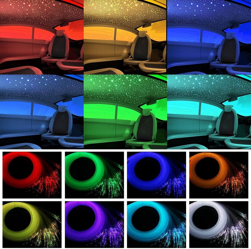 AMKI Shine 16W Fiber Optic Star Kit Ceiling Light with 28 Keys Sound Sensor - Image 3
