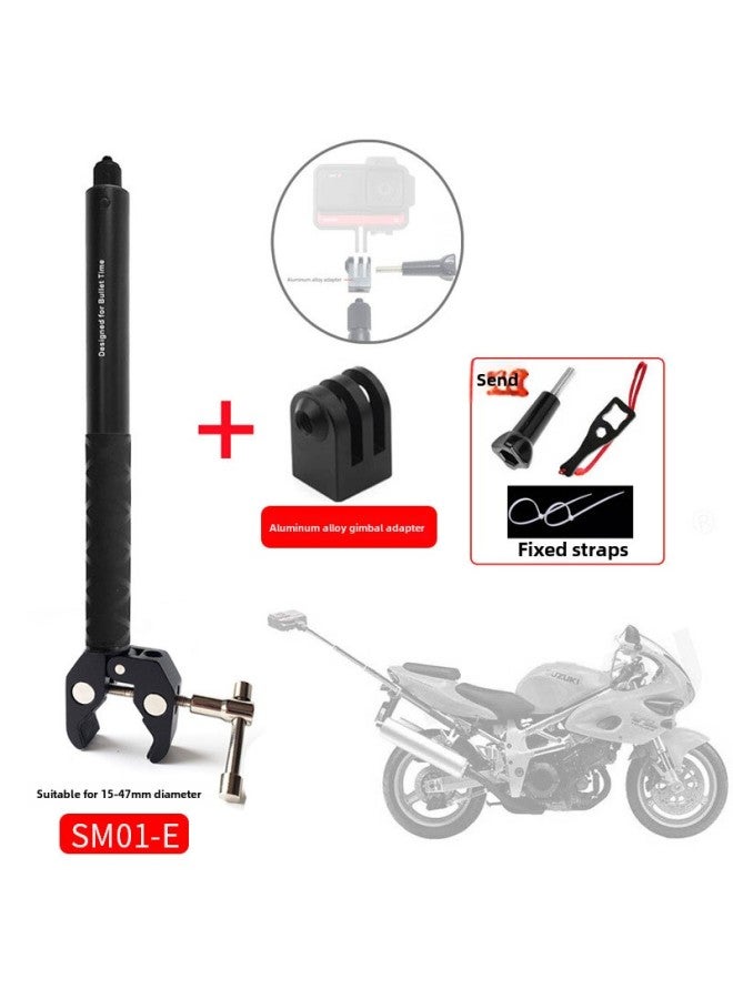 Generic Digital Computer/sports Camera Accessories - Wireless Bluetooth Remote Control For Sports Cameras-Color:SM01-E Aluminum Strong Clamp +1.1 M Rod + Aluminum Alloy Pan/tilt Adapter - Image 1