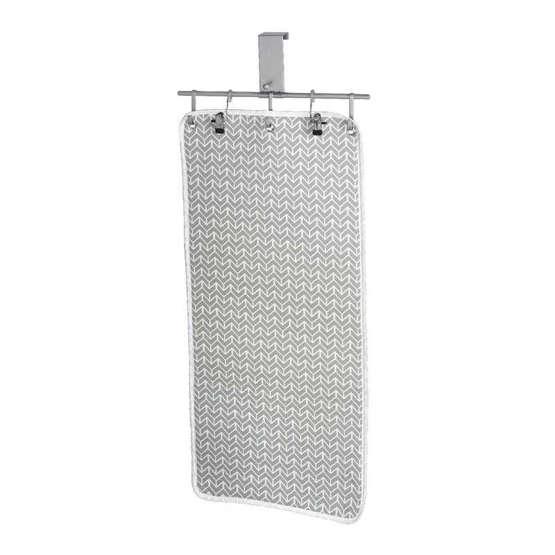 Polder OvertheDoor Steaming Station Clothes Steamer Station 100 Cotton Cover with Water Protection Layer Portable Garment Steamer Pad Ideal for Home and Travel 38 x 19