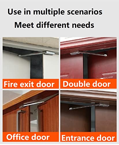 GINFH Sequencer Fire Door Coordinator Double Opener Door Device Spring Fire Door Double Door Closing Sequence Setting (Stainless Steel 201) - Image 4