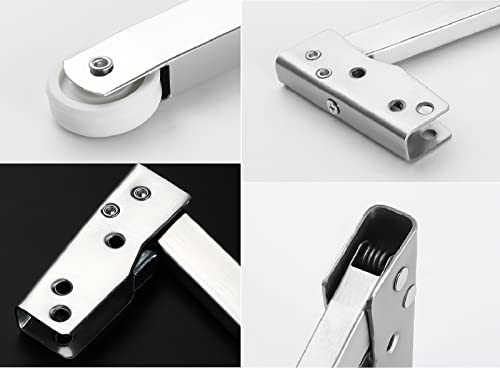 GINFH Sequencer Fire Door Coordinator Double Opener Door Device Spring Fire Door Double Door Closing Sequence Setting (Stainless Steel 201) - Image 3