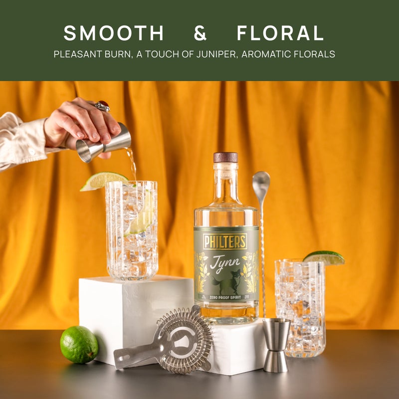 فيلترز جين غير كحولي، مشروب جين بدون كحول، مشروب بديل مصنوع في الولايات المتحدة، نكهات طبيعية بالكامل، 25 أونصة سائلة - Image 3