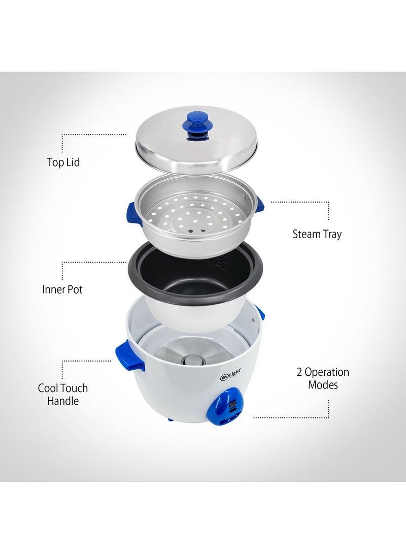 مستر لايت جهاز طهي الأرز الكهربائي الأوتوماتيكي بسعة 1.8 لتر ، مزود بمؤشر أمان للحفاظ على الحرارة ، قابل للإزالة وغير لاصق - Image 4
